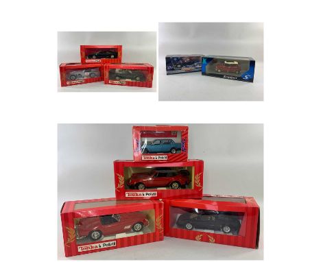 TONKA POLISTIL 1-16 SCALE DIE-CAST MODELS to include 016755 Porsche 911 Cabriole, 016593 Ferrari GTO, 016816 Porsche 911 Cabr