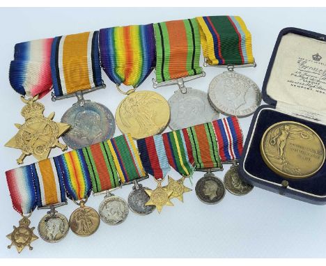 WORLD WAR I MEDALS, group of four to include The Defence medal, The Great War medal, 1914/18 medal and 1914-15 Star, together