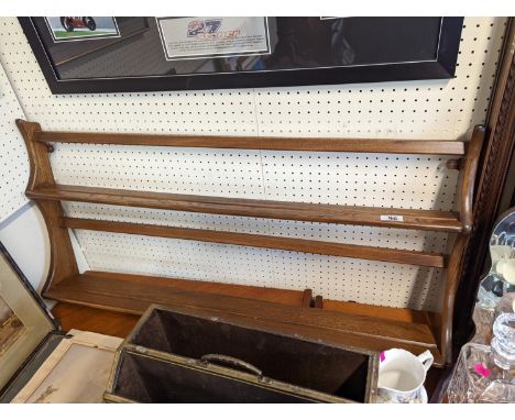 Ercol wall shelf in Mid tone 