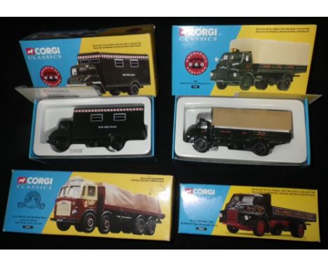 CORGI: CORGI CLASSICS: ' J&A SMITH OF MADDISTON, LEYLAND 8 WHEEL TRUCK' (model 24501), 'Police Mobile Column Thames Trader Co