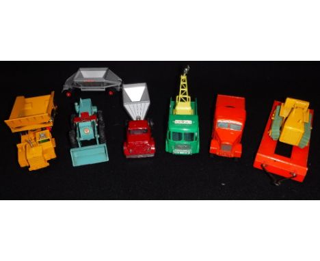 MATCHBOX BY LESNEY: A KING SIZE 'SCAMMELL 6X6 TRACTOR' and a collection of similar commercial vehicles Condition:  condition 