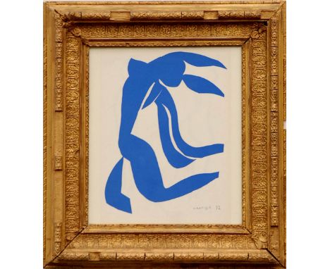 HENRI MATISSE 'Le chevalure', lithograph after gouache decoupeé 1954, printed by Mourlot Freres, signed in the plate, 35cm x 