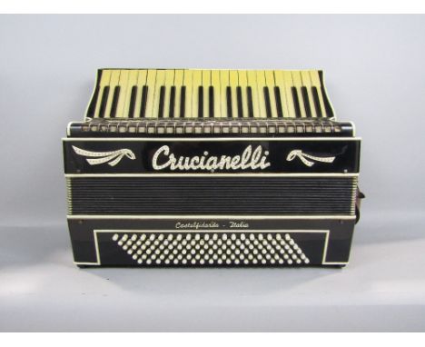 A cased Cucianelli piano accordion 