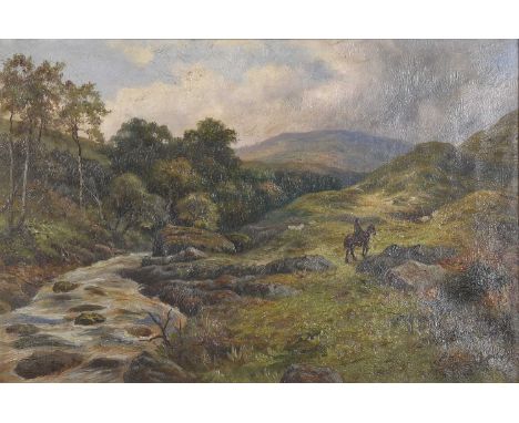 W* R* Seel (19th Century)"Near Ingleton"Signed and inscribed verso, oil on canvas; together with a further oil on canvas depi