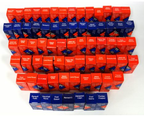 116 Corgi die cast model vehicles to include trucks/containers/transporters and various saloon/racing cars all boxed, (116) 