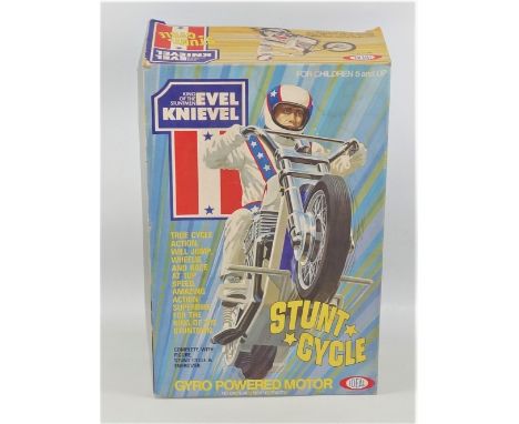 An Ideal Evel Knieval ?Stunt Cycle? playset, complete in original box, with instruction leaflet