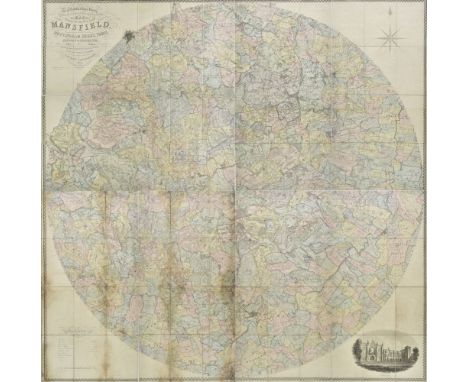 Sanderson (George) To the Nobility, Clergy, Gentry, Professional Gentlemen and Public in General, this Map of the Country Twe