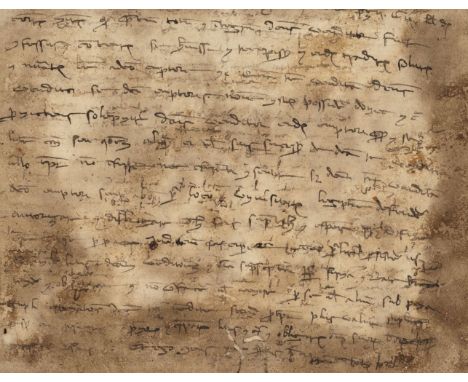 [Trecento Italy]. 'Register Book of Mei. Notary public of the village of Montepulsano in Campania' [manuscript cover-title], 
