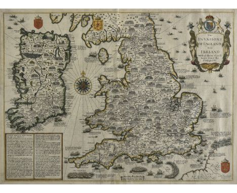 * England, Wales &amp; Ireland. Speed (John), The Invasions of England and Ireland with al their Civill Wars since the Conque