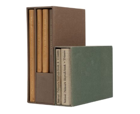 Blake (William). The Gates of Paradise, 4 volumes, Trianon Press, 1968, introduction by Geoffrey Keynes, collotype facsimile 
