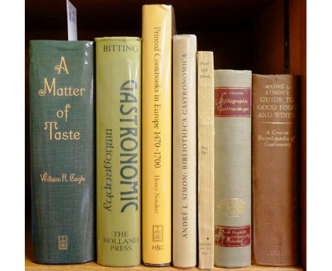Cagle (William R.). A Matter of Taste. A Bibliographical Catalogue of International Books on Food and Drink in the Lilly Libr