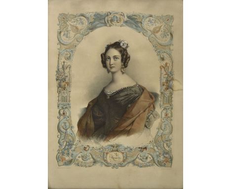 * Sorrieu (Felix, lithographer). The Twelve Months, circa 1840, the set of twelve lithographs after Henri Grevedon, , all wit