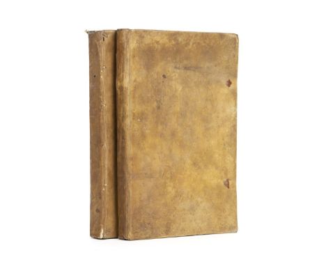 [Grand Tour]. Grand Tour diary, 2 volumes, 1785-95, manuscript in brown ink on laid paper, [125] + [137] leaves, unfoliated, 