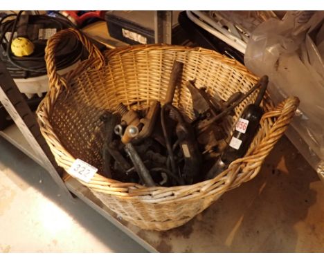 Basket of mixed tools