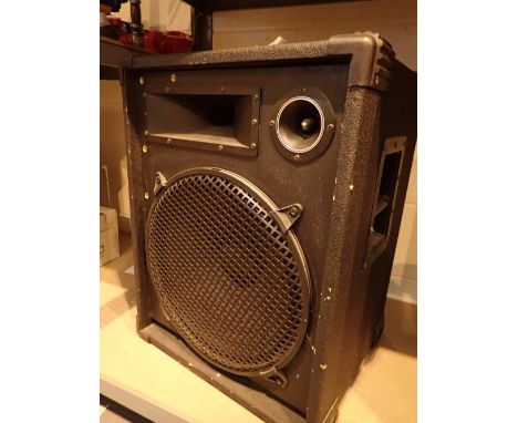 Large boxed speaker