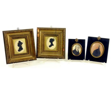 ENGLISH SCHOOL EARLY 19TH CENTURY - PORTRAIT MINIATURE OF THE REVEREND JOHN RENALS OF WELLINGBOROUGH, IVORY, OVAL, PAPIER MAC
