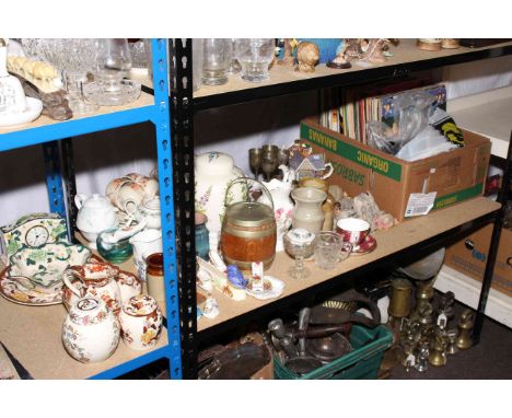 Masons Pottery, Poole Pottery, Royal Doulton, vinyl records, etc.
