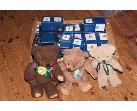 Colour-Box and Peter Fagan miniatures, two Harrods Merrythoughts and 1960's Steiff teddy bears.