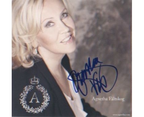 ABBA. P/C portrait of Agnetha Faltskog. Rare. Excellent. 