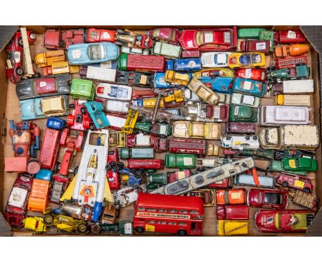 80+ Various makes All playworn, To include Matchbox, Corgi, Dinky, Spot on And others, Lot includes, Sam Loovers car, Magic R
