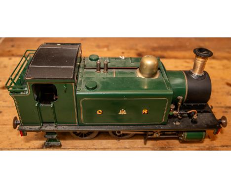 A 3.5 inch gauge Live Steam Locomotive. A Caledonian Railway 'Rob Roy' type 0-6-0 Tank Locomotive by Martin Evans. The engine