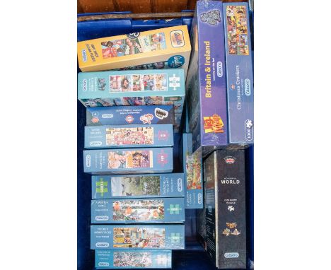 14 new Gibsons Puzzles. Titles are- Changing Of The Guard, After Walkies, Vintage Ice Cream, Adventures On The London Undergr