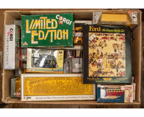 Quantity of various makes, To include, Corgi, Matchbox Dinky, Lledo, Maisto, Original Omnibus, EFE, Mtchbox, Rio, Atlas and o