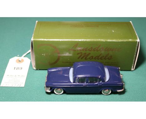 Lansdowne Models LDM.16 1961 Humber Super Snipe. In dark blue with light blue interior, LDM 16 number plates, plated wheels/h