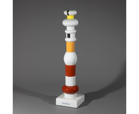 Ettore Sottsass, Limitierter Totem Modell MINARETOEAD für Galleria ModernariatoAusführung EAD für Galleria Modernariato 2000,