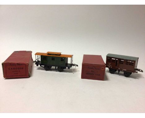 Hornby O gauge selection of boxed Wagons (some in incorrect boxes) including Open Wagon, No.50 Hopper Wagon etc (some boxes h