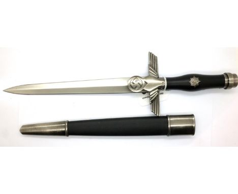 RLB; a contemporary officers parade dagger copy with scabbard. P&amp;P Group 2 (£18+VAT for the first lot and £3+VAT for subs