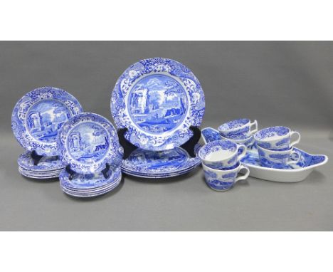 Collection of Spode Italian blue and white table wares (23)
