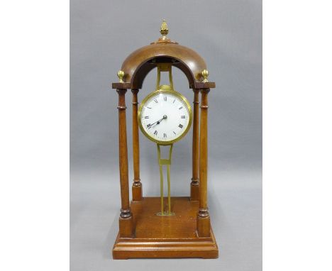 Modern Portico style clock, 42cm 