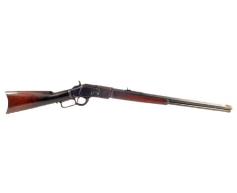 A Winchester model 1873 in 32-20 calibre, S/No. 383155B making this iconic rifle circa 1891, the rifle has a near mint bore a