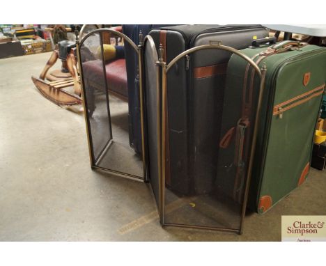 A folding fireguard 