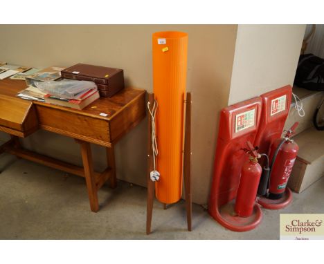 A mid 20th Century floor standing lamp