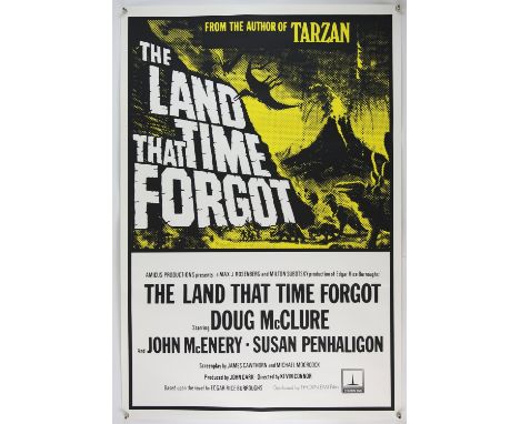 The Land that Time Forgot (R-1980's) UK One Sheet film poster, rolled, 27 x 40 inches. Condition Report:  In excellent condit