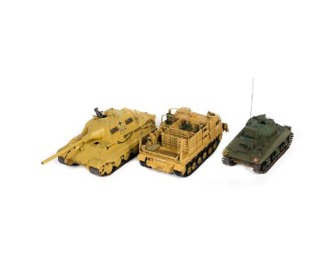 15 kit-built military vehicles in approximately 1:32 scale. Highly detailed plastic models built from kits by a talented mode