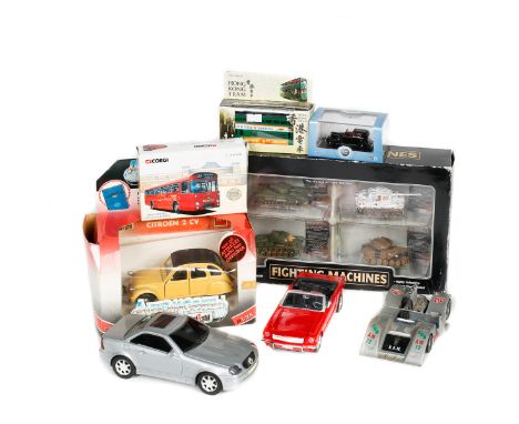 A quantity of Various Makes. Including Corgi - Cafe Connection Leyland (LAD) Octopus sheeted platform lorry Wishart / Silver 