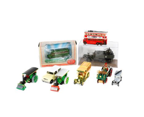 A quantity of Various Makes by EFE, Mattel, Atlas Dinky, Dinky, Matchbox etc. Including 4x EFE - Guy GS LT, Bedford SB Gorwoo