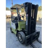 CLARK LP FORKLIFT, MODEL GPS25C, 4,000 LB CAPACITY, SIDE SHIFTER, S/N GP138MC-0081-6076 (DELAYED PIC
