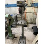 CENTRAL MACHINERY 16-SPEED DRILL PRESS, MODEL 43389, S/N 0914040121