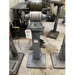 BALDOR DOUBLE END GRINDER/BUFFER, W/ STAND