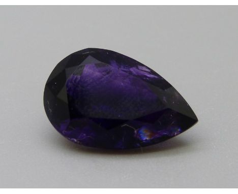 A cut amethyst, 8.65cts 