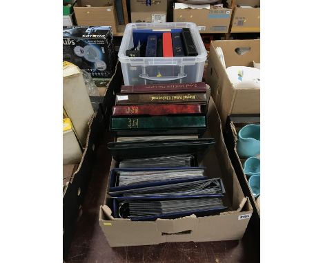 Two boxes of First Day covers etc.