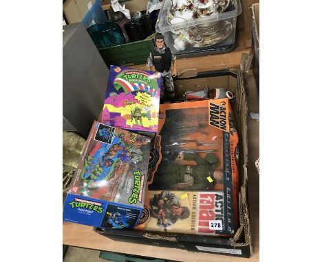 A boxed Action Man Collectors Edition etc.