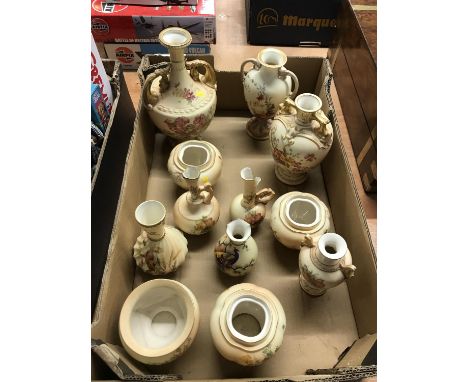 A box of Royal Worcester porcelain