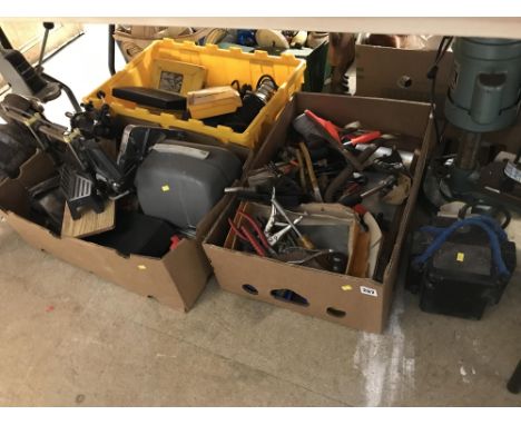 Under the table lot of tools