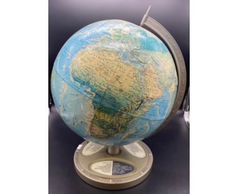 World Globe By Rand Mcnally &amp; Coo USA, Circa 1950s 