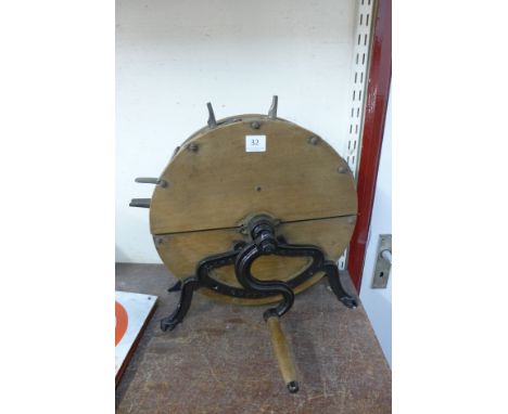 A vintage knife sharpener